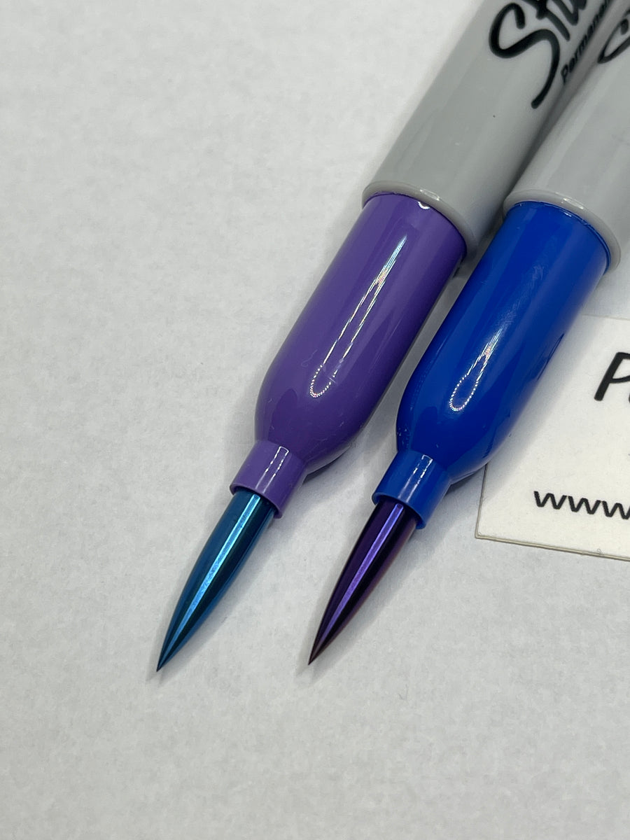 2xCOMBO - Titanium Anodized Blue & Purple Alternating Set – Punch