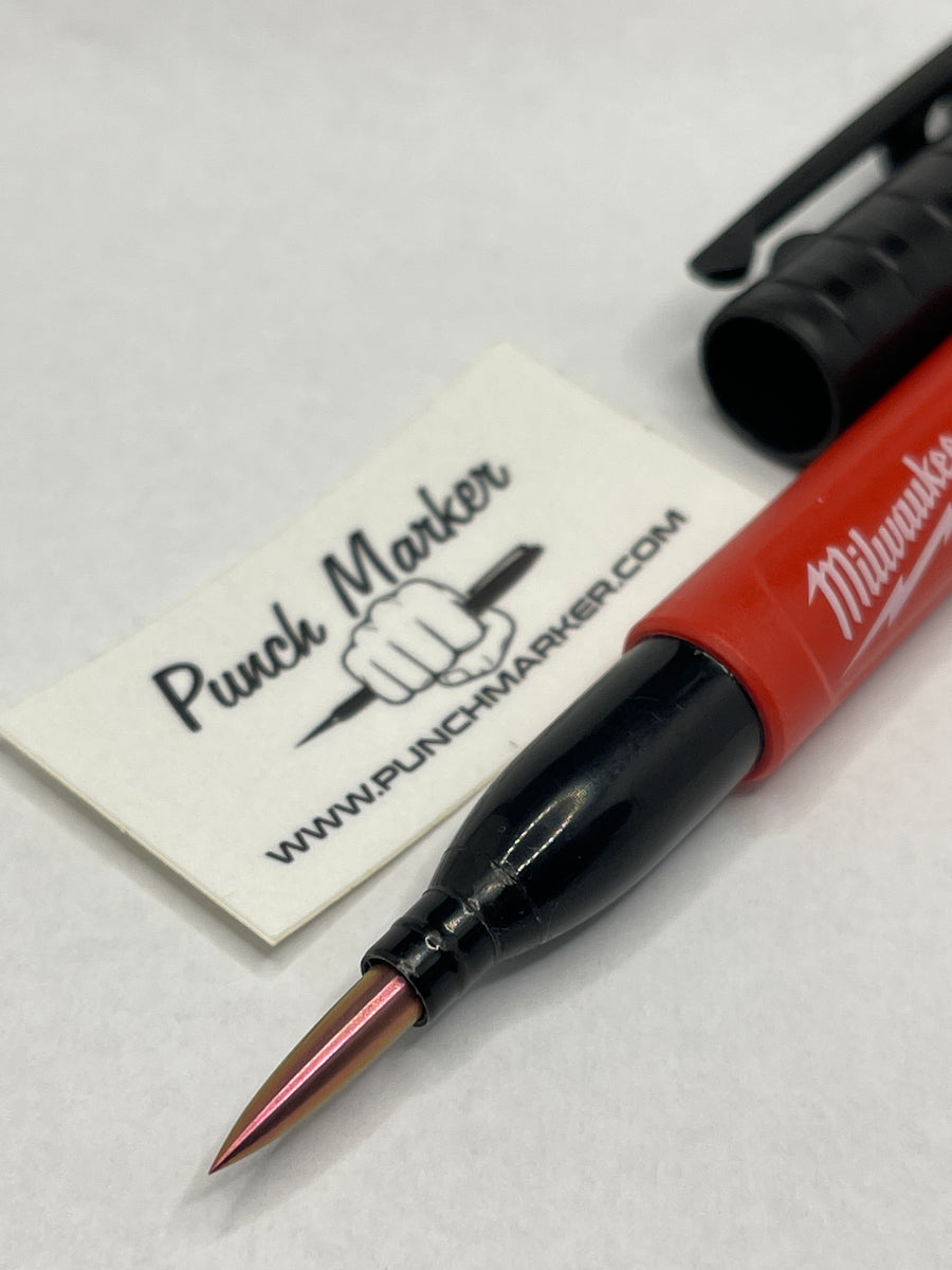 Milwaukee Marker - Titanium (ANODIZED Red-ish) Insert – Punch Marker