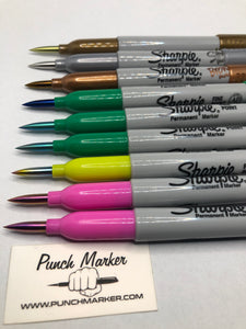 My Punch Marker just came in. Sold brass punch with red sharpie