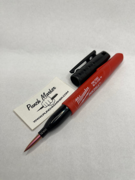 Milwaukee Marker - Titanium (ANODIZED Red-ish) Insert – Punch Marker