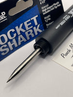 Pocket Shark Punch Marker (Raw Titanium)
