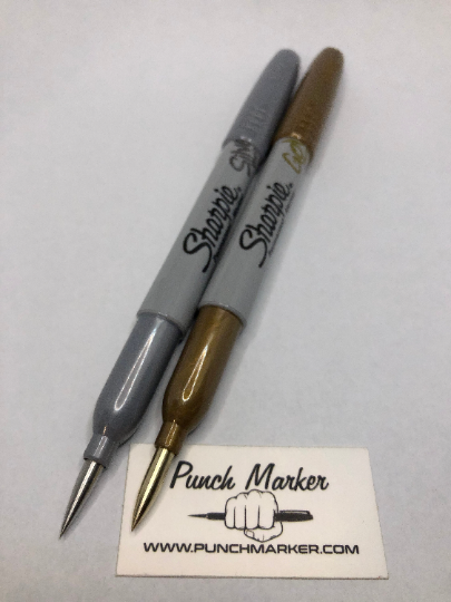 2xCOMBO - Silver & Gold (Stainless - Brass) – Punch Marker